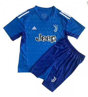 Juventus Målvakt Hemmakläder Barn 2023-24 Kortärmad (+ Korta byxor)